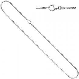 SIGO Venezianerkette 925 Silber 1,8 mm 60 cm Halskette Kette Silberkette Karabiner