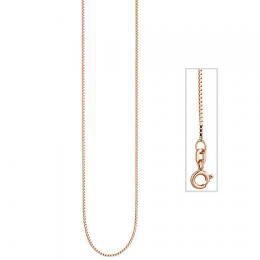 SIGO Venezianerkette 925 Silber rotgold vergoldet 0,8 mm 50 cm Kette Halskette