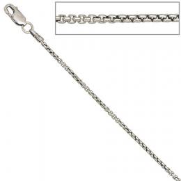 SIGO Venezianerkette 925 Sterling Silber 1,6 mm 50 cm Halskette Kette Karabiner