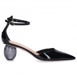 Slingpumps FESTASY Lackleder schwarz