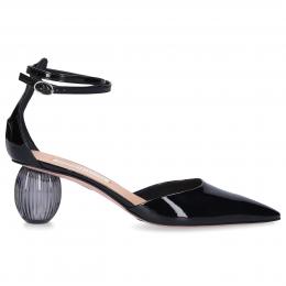 Slingpumps FESTASY Lackleder schwarz