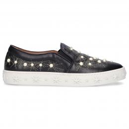 Slip Ons COSMIC PEARLS  Kalbsleder