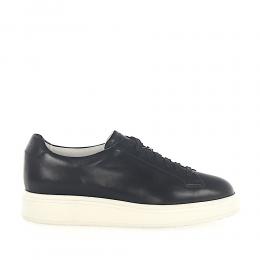 Sneaker 60338 Leder schwarz