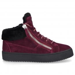 Sneaker high KRISS Veloursleder