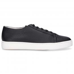 Sneaker low 14387 Kalbsleder schwarz