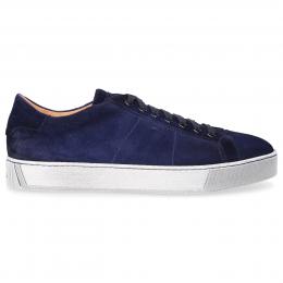 Sneaker low 21012 Kalbsvelours Used blau