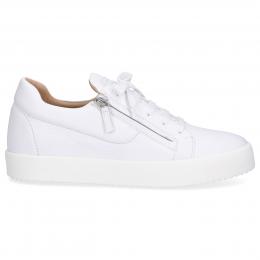 Sneaker low ADDY Kalbsleder Logo weiß