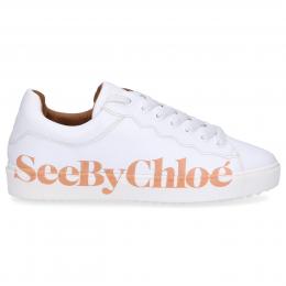 Sneaker low ESSIE Kalbsleder Logo weiß-kombi