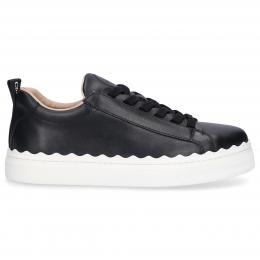 Sneaker low LAUREN Kalbsleder schwarz