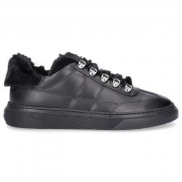 Sneaker low Metallisch schwarz