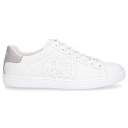 Sneaker low NEW ACE  Kalbsleder Logo weiß