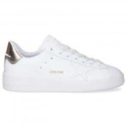 Sneaker low PURE STAR  Kalbsleder Logo weiß gold grün