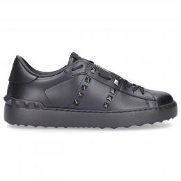 Sneaker low ROCKSTUD UNTITLED Kalbsleder Logo schwarz