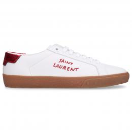 Sneaker low SL/06 Kalbsleder Logo weiß rot