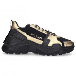 Sneaker low SPEEDBUMP Kalbsleder Logo gold schwarz