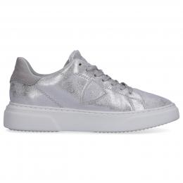 Sneaker low TEMPLE FEME  Kalbsleder  Logo silber