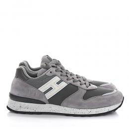 Sneaker R261 Veloursleder grau Stoff grau