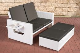 Sofa Ancona Anthrazit weiß