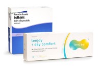 SofLens Daily Disposable (90 Linsen) + Lenjoy 1 Day Comfort (10 Linsen)