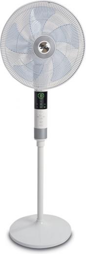 Solis Breeze 360° Standventilator 7582 - Standventilator mit Fernbedienung - Timerfunktion - 140 cm hoch - Weiß
