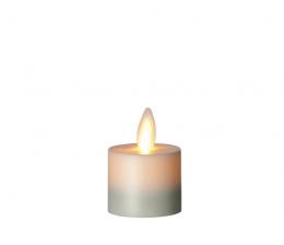 Sompex Flame LED Teelicht elfenbein - 4x4 cm - Höhe 3 cm