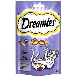 Sparpaket Dreamies 55 / 60 / 180 g - Ente (6 x 60 g)