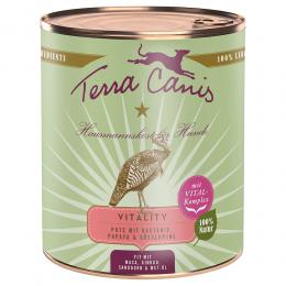 Sparpaket Terra Canis Vitality Menu 12 x 800 g - Pute mit Kastanie, Papaya & Lupine