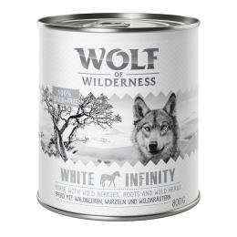 Sparpaket Wolf of Wilderness Adult 24 x 800 g - White Infinity - Pferd