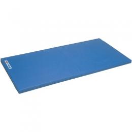 Sport-Thieme Turnmatte Spezial, 150x100x6 cm, Polygrip Blau, Mit Lederecken und Tragegriffen