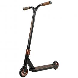 SPORTNOW Akrobatic-Scooter, Freestyle-Scooter mit 360°-Lenker, ABEC-9-Lager, 120-mm-PU-R&auml;der, Aluminium-Stahl-Rahmen, rutschfest, f&uuml;r Jugendliche und Erwachsene, Skatepark, Gold   Aosom