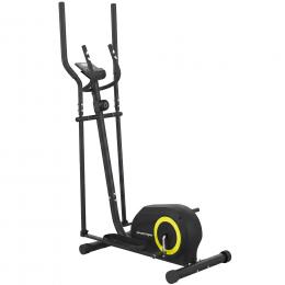 SPORTNOW Ellipsentrainer f&uuml;r Zuhause, leiser magnetischer Crosstrainer mit 8 Widerstandsstufen, Bluetooth-App, Pulssensor, LCD-Display, rutschfeste Pedale, Handyhalter, Rollen, max. 120 kg   Aosom