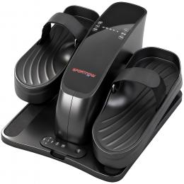 SPORTNOW Mini Ellipsentrainer f&uuml;r Zuhause Untertisch Elektrischer Crosstrainer mit Fernbedienung LED-Display 12 Geschwindigkeiten Rutschfest Leise Tragbar Beintrainer f&uuml;r Senioren Erwachsene   Aosom