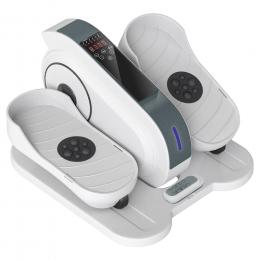 SPORTNOW Mini-Ellipsentrainer Untertisch Mini Crosstrainer f&uuml;r zuhause Ellipsen Beintrainer mit 10-stufiger Geschwindigkeit, LCD-Monitor, Fernbedienung, f&uuml;r B&uuml;ro, Senioren   Aosom