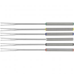 Spring FUN Fleischfondue-Gabeln - edelstahl - 27,5 cm - 6 St&uuml;ck