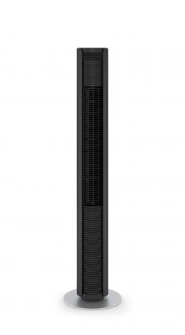 Stadler Form Peter Turmventilator - schwarz/silber - 13,5 x 110 x 13,5 cm