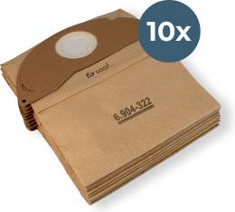 Staubsaugerbeutel - 10 St&uuml;ck - Geeignet f&uuml;r K&auml;rcher Staubsauger - Geeignet f&uuml;r WD2250, A2004, A2054, MV2 und mehr