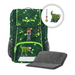 Step by Step KID SHINE Kinderrucksack-Set Dino Night Tyro