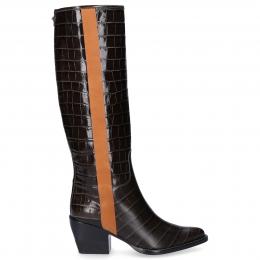 Stiefel VINNY  Kalbsleder  Pr&auml;gung braun olive