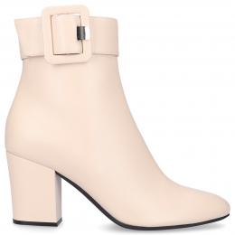 Stiefeletten SR MIA 075 Nappaleder Logo beige