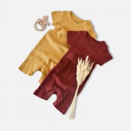 Strampler aus Bio-Baumwolle, 2er-Pack