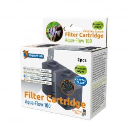 SuperFish Aqua-Flow Crystal Clear Kassette 100/150 2 St&uuml;ck