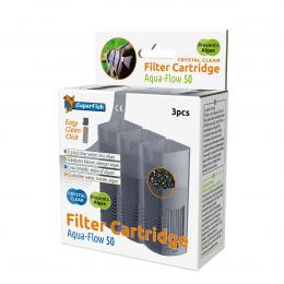 SuperFish Aqua-Flow Crystal Clear Kassette 50 3 St&uuml;ck