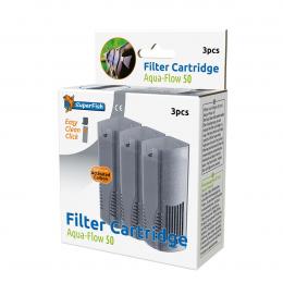 SuperFish Aqua-Flow Easy Click Kassette 50 3 St&uuml;ck