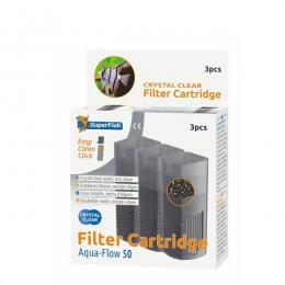 Superfish Aquaflow 50 Crystal Clear Kartusche 3er Pack