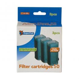 Superfish Aquaflow 50 EasyClick Ersatz Kartusche 3er Pack