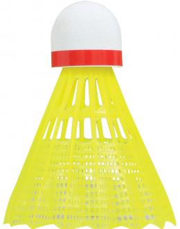 TALBOT torro Badmintonball Tech 350, fast, gelb/rot
