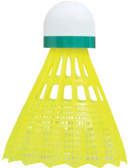 TALBOT torro Badmintonball Tech 350, slow, gelb/gr&uuml;n