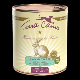 Terra Canis Classic | Kaninchen mit Zucchini, Amaranth und B&auml;rlauch 800g