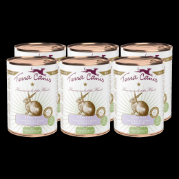 Terra Canis Sensitiv | Kaninchen mit K&uuml;rbis und Blaubeere 6x 400g