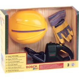 THEO KLEIN® BOSCH Kettensäge mit Helm und Arbeitshandschuhen